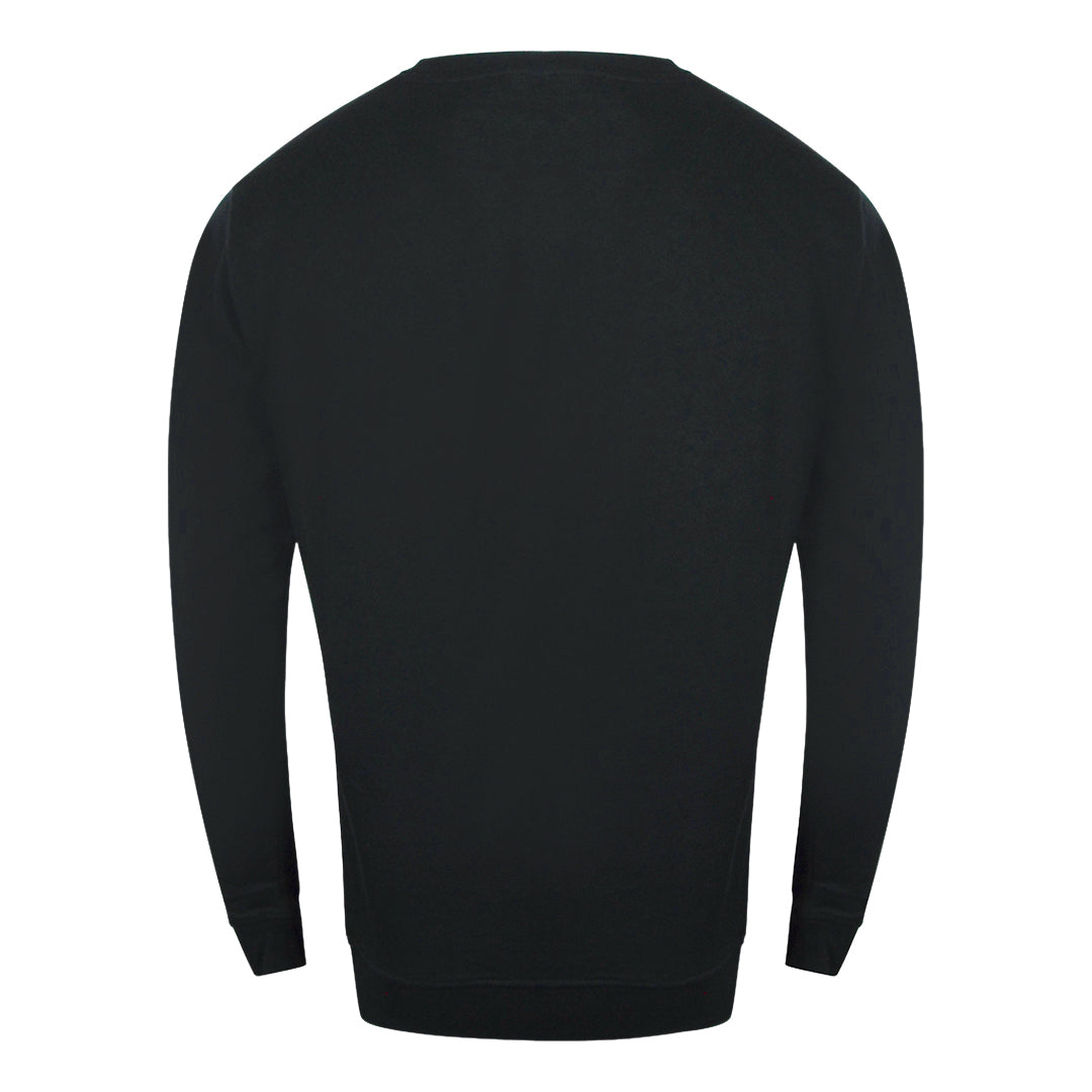 Cavalli Class Paisley Leopards Design Black Sweatshirt
