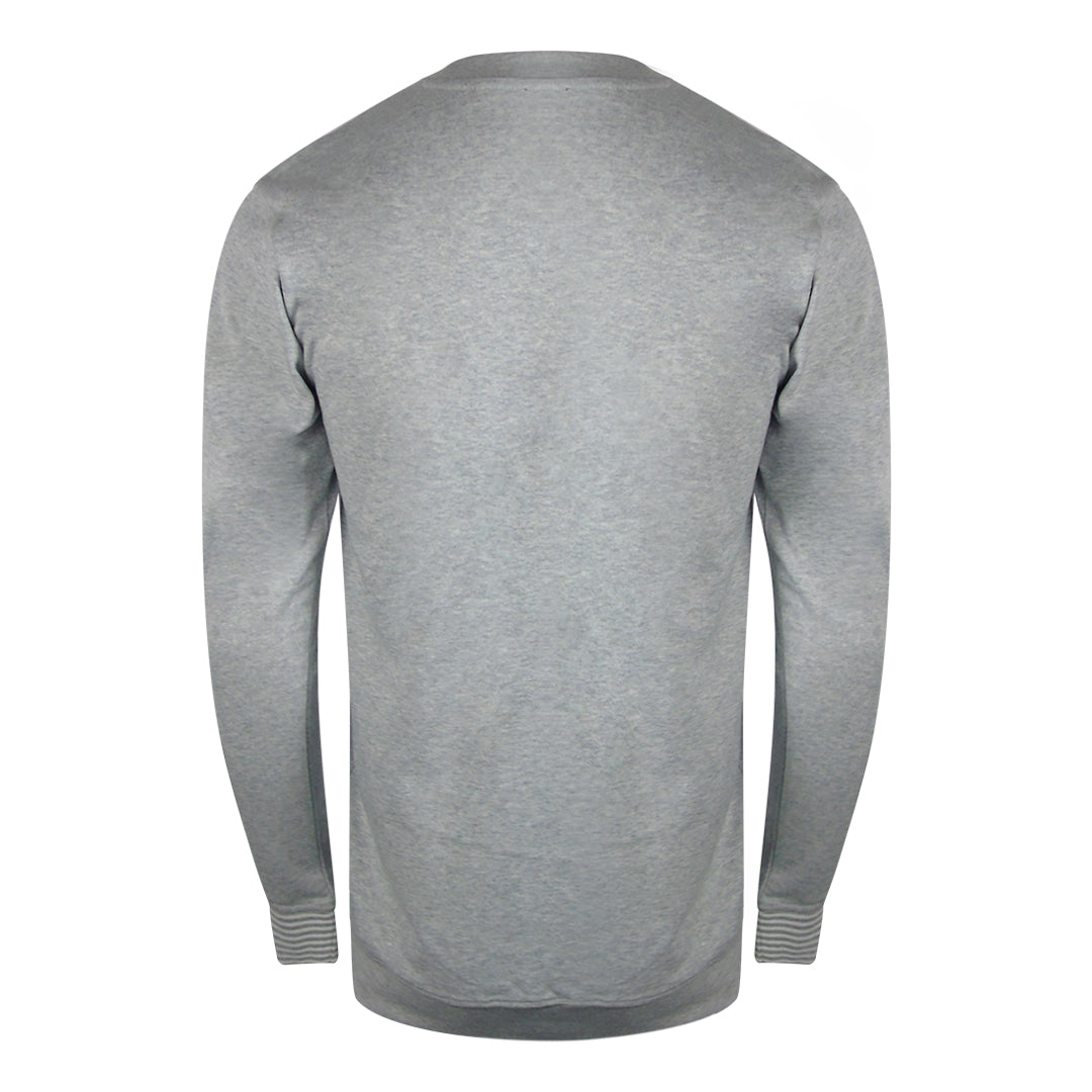 Cavalli Class Multi Logo Grey Sweatshirt
