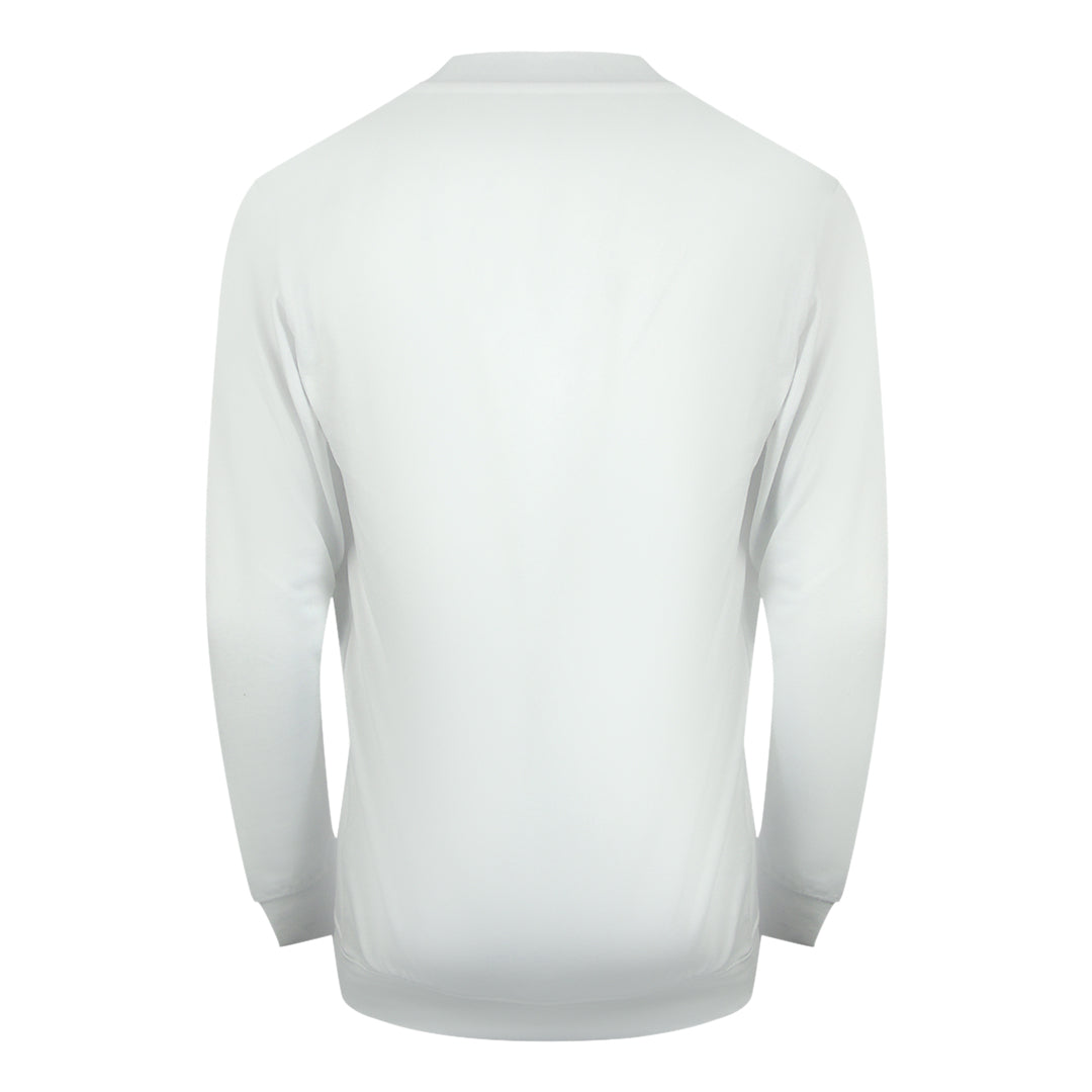 Cavalli Class Vibrant Floral Logo Off White Sweatshirt