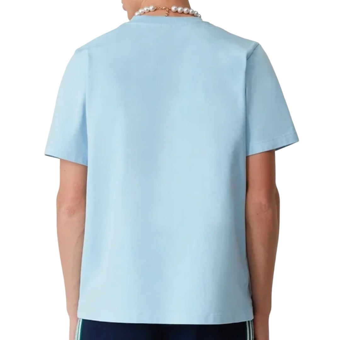 Casablanca Metaphysical Tennis Icon Blue T-Shirt