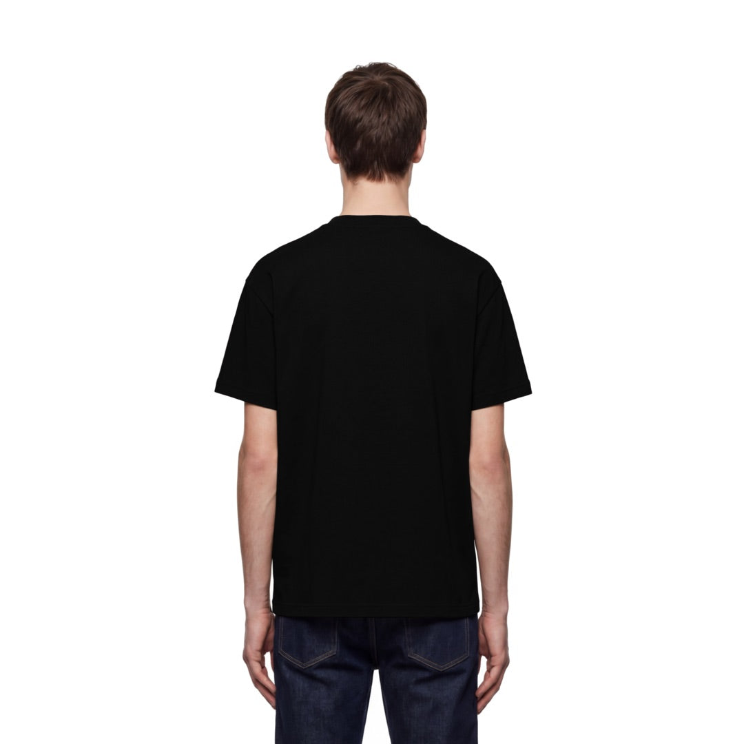By Lanvin Paris Chest Logo Black T-Shirt S