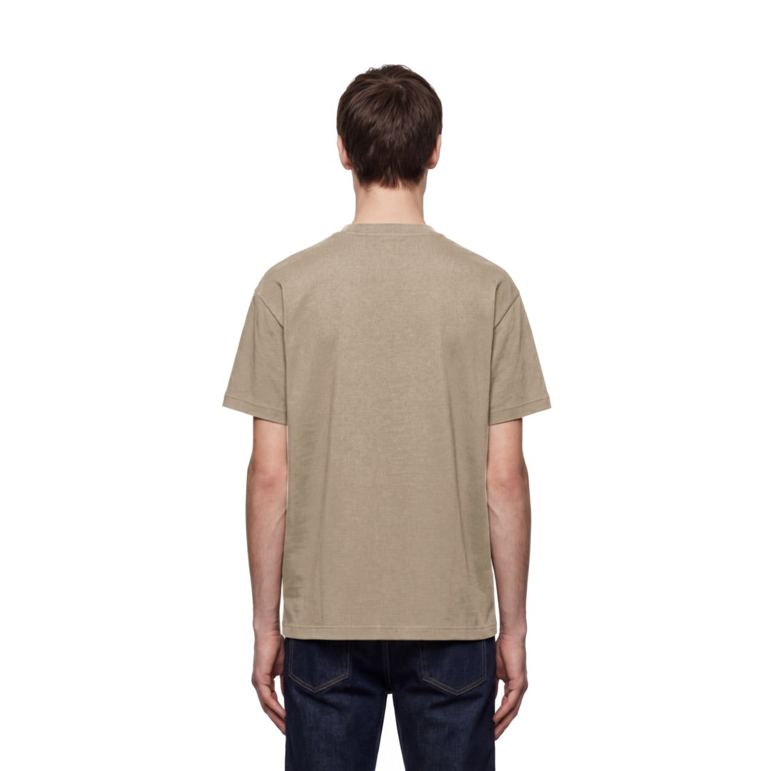 By Lanvin Paris Shield Logo Taupe T-Shirt S