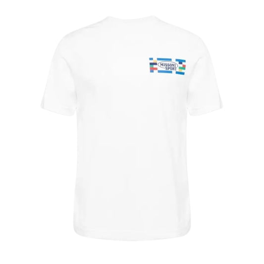 Missoni Short Sleeve T-Shirt White And Multicolor  Heritage S