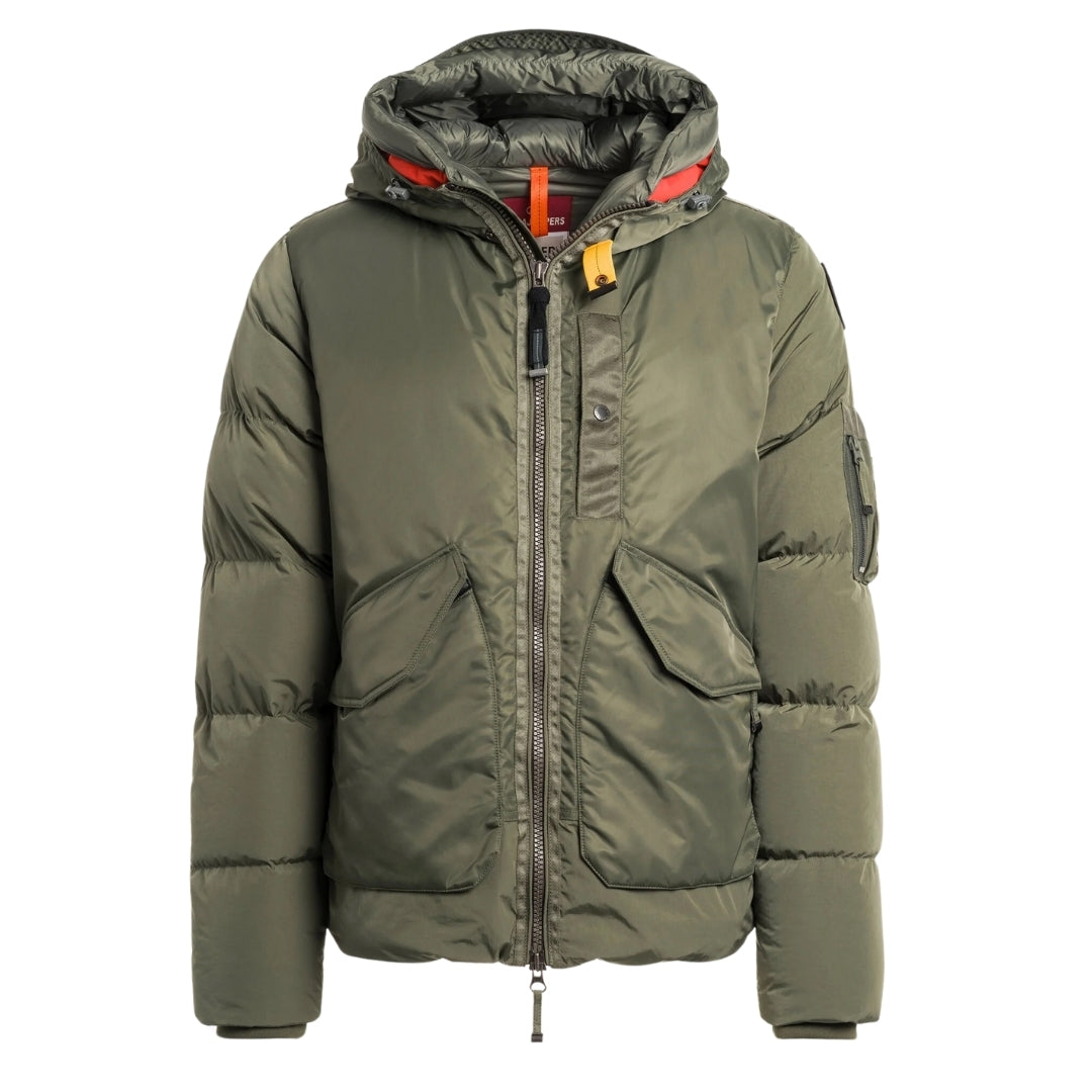 Parajumpers VANTAGE PMJKRU01 610 THYME GREEN DOWN JACKET Mens L