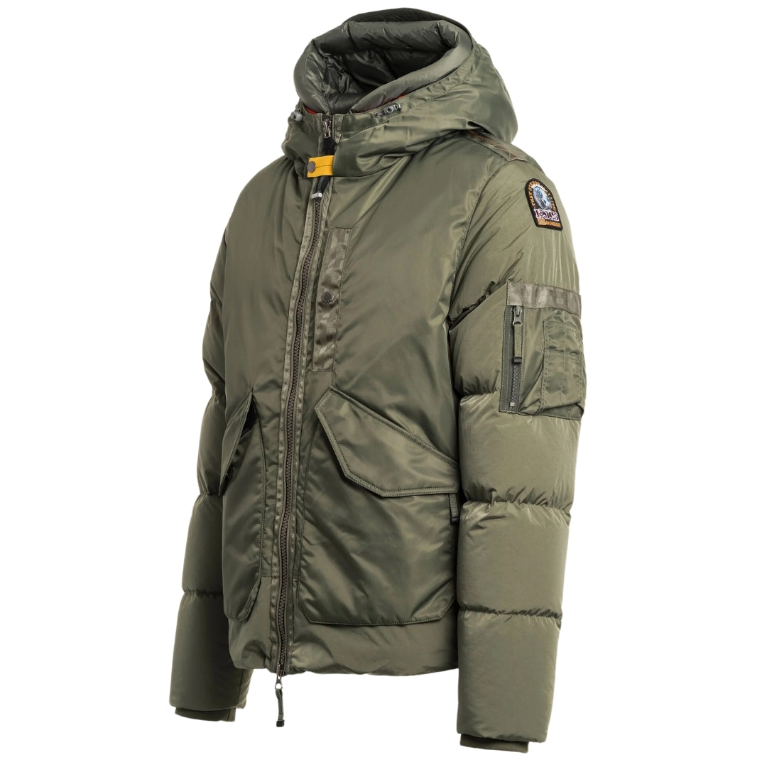 Parajumpers VANTAGE PMJKRU01 610 THYME GREEN DOWN JACKET Mens L