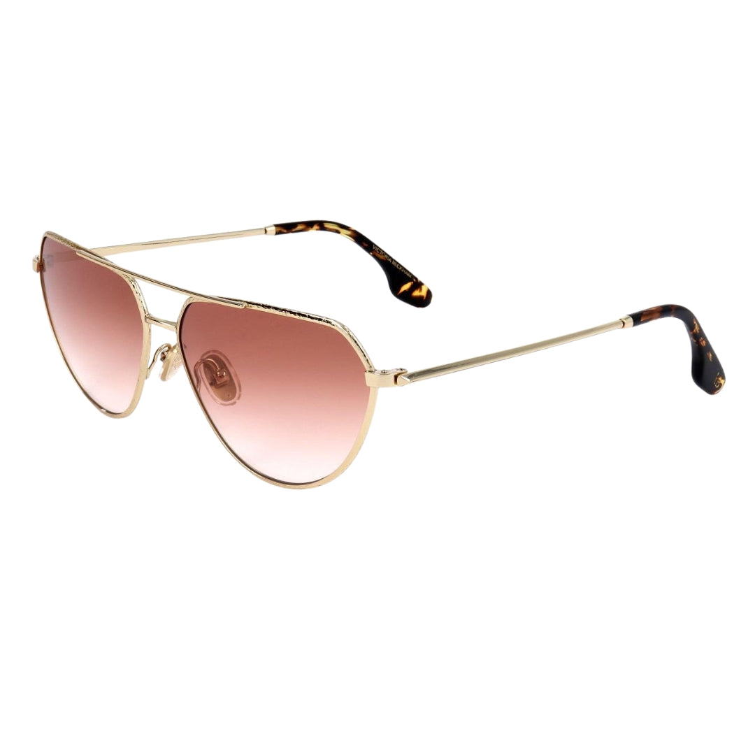 Victoria Beckham Gold Sunglasses