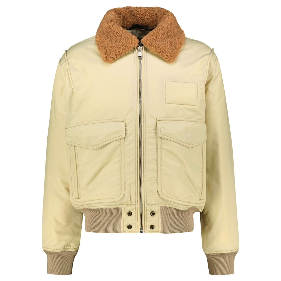 Diesel W-Carlo-NW Tidal Foam Cream Jacket