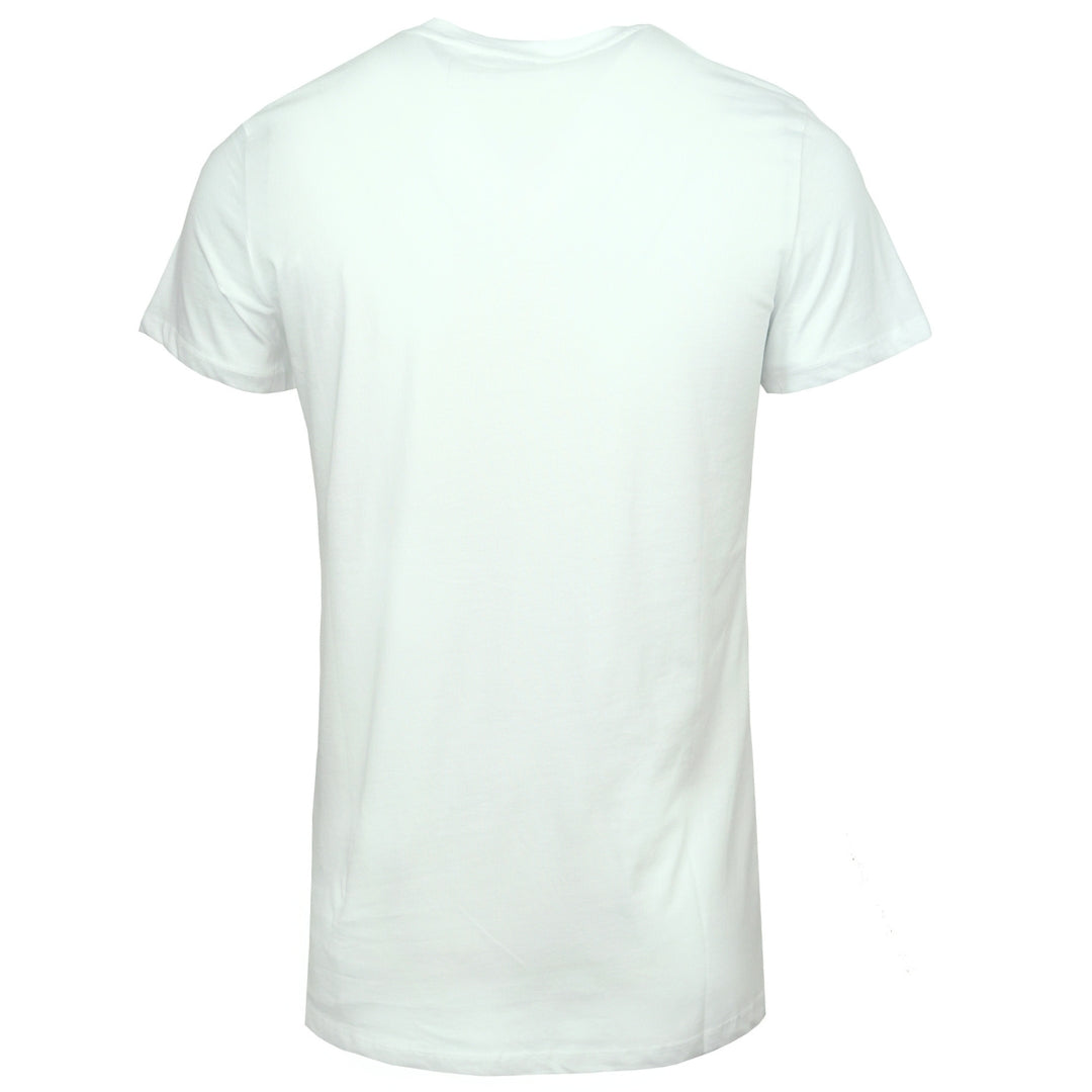 Balmain Circular Logo White T-Shirt
