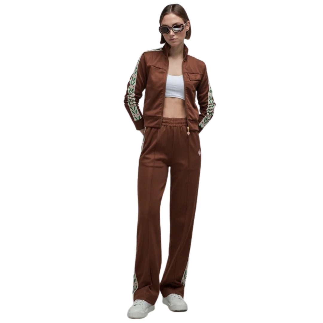 Casablanca Laurel Track Top Brown Jackets