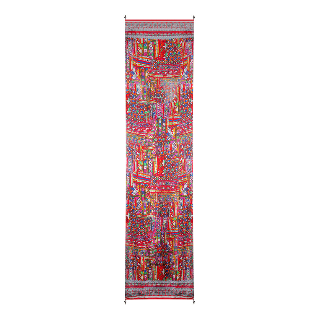 Inoa Banjara 12003 Multicoloured Long Rectangular Scarf
