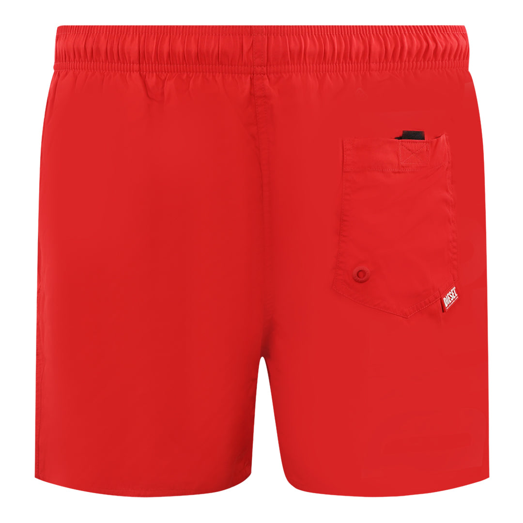 Diesel BMBX-WAVE-WF Red Swim Shorts