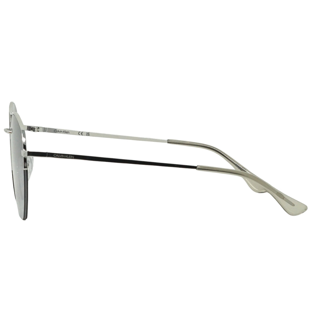 Calvin Klein Smoke Lens Silver Sunglasses