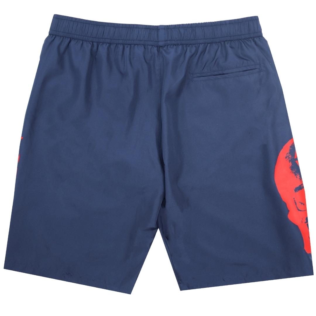 Philipp Plein PP Skull Navy Blue Swim Shorts