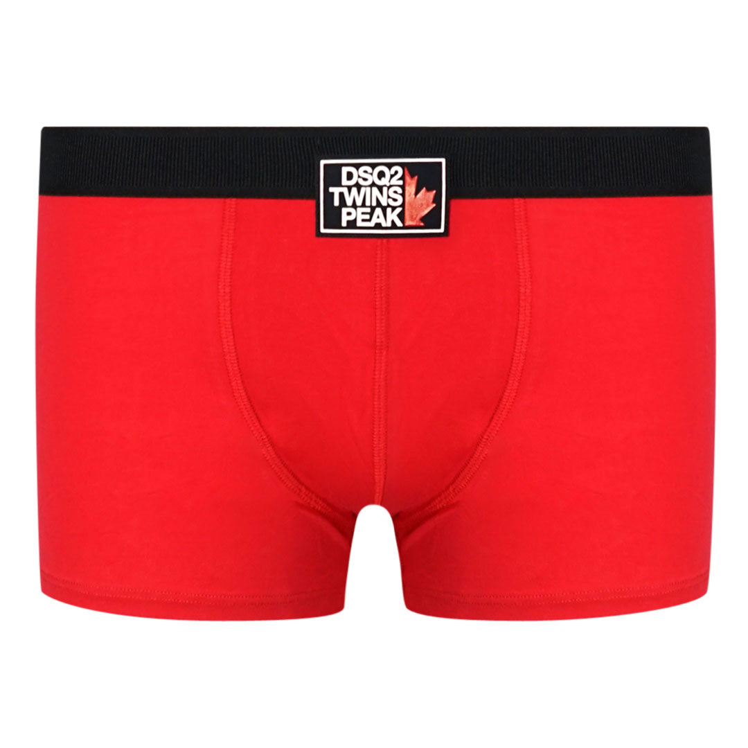 Dsquared2 Twin Peaks Red Single Boxer Briefs