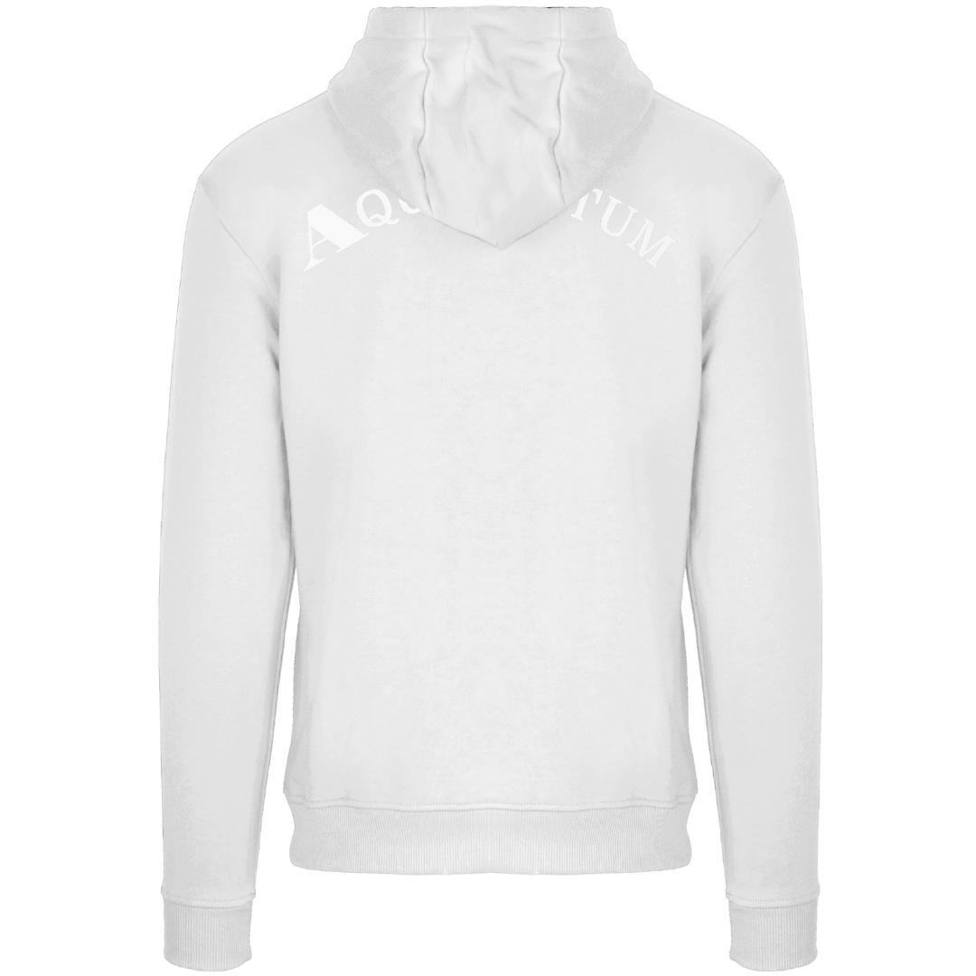 Aquascutum Aq 1851 Patch Logo White Hoodie