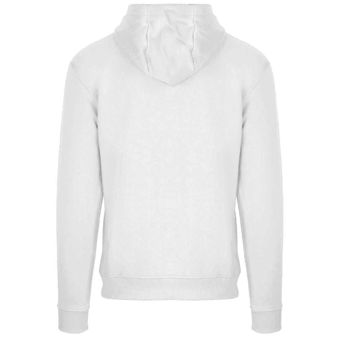 Aquascutum Branded Taped Pocket White Zip Up Hoodie