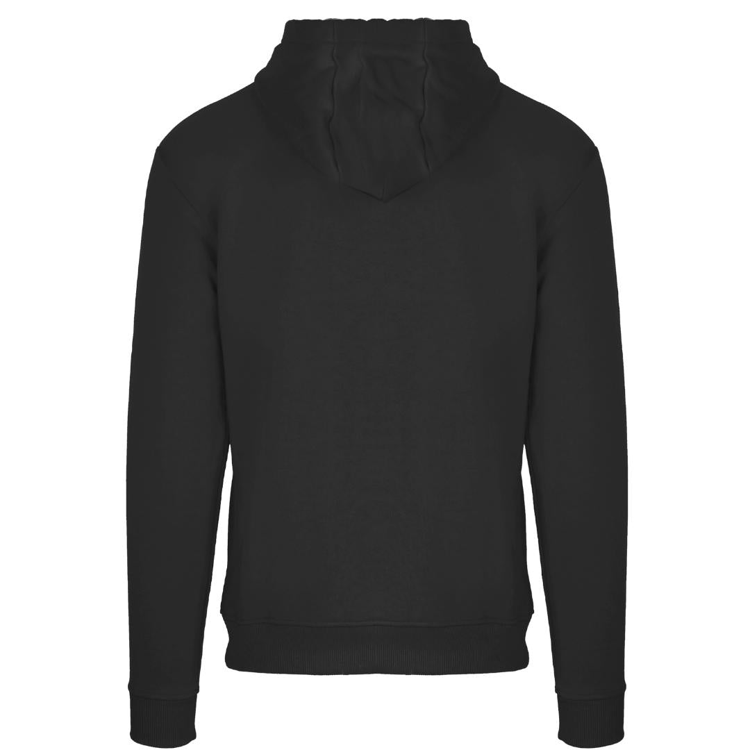 Aquascutum Branded Taped Pocket Black Zip Up Hoodie