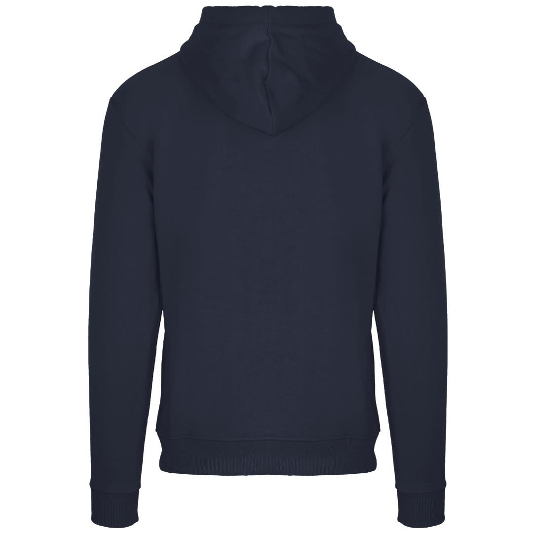 Aquascutum Classic Embossed Signature Logo Navy Blue Zip-Up Hoodie