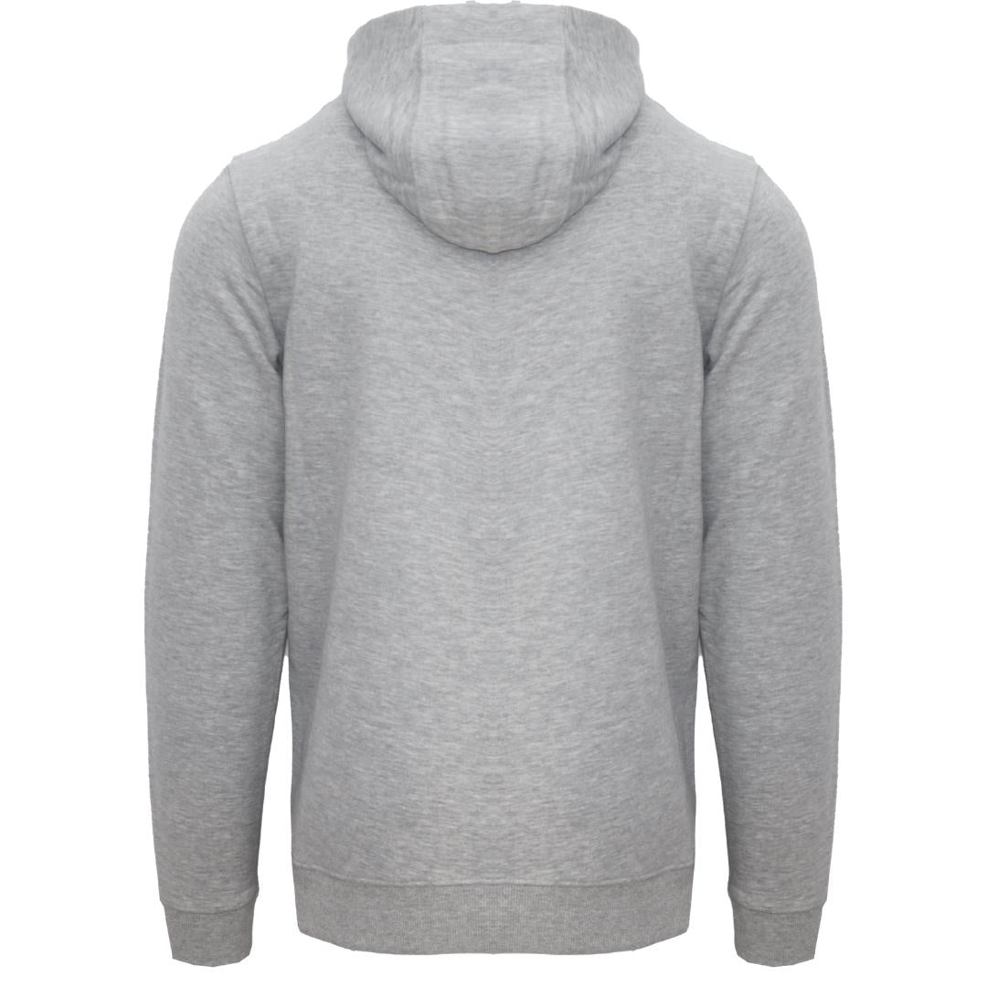 Aquascutum Classic Embossed Signature Logo Grey Zip-Up Hoodie