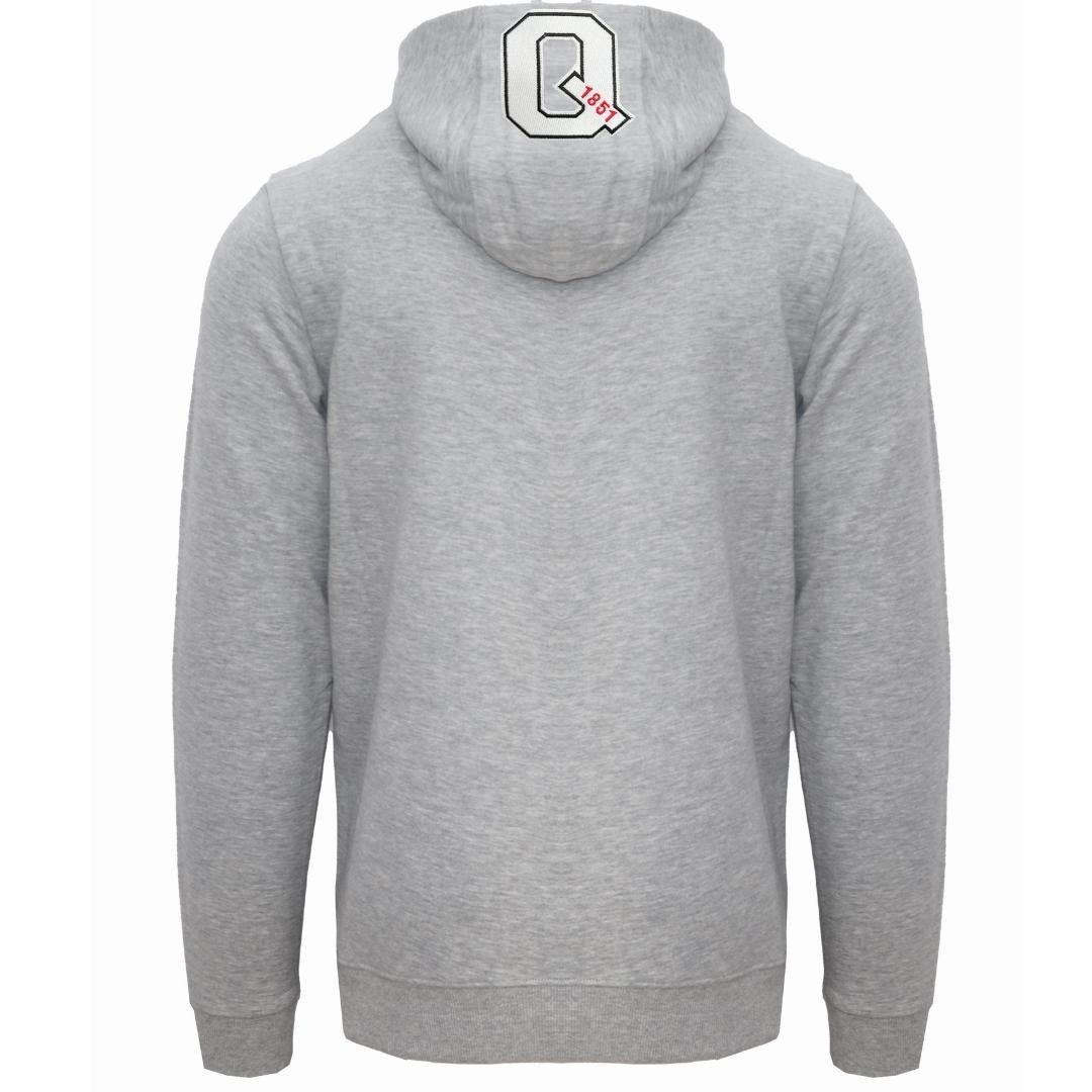 Aquascutum Classic Large A Logo Grey Zip Up Hoodie