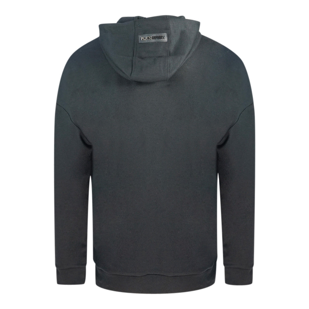 Plein Sport Side Logo Black Hoodie