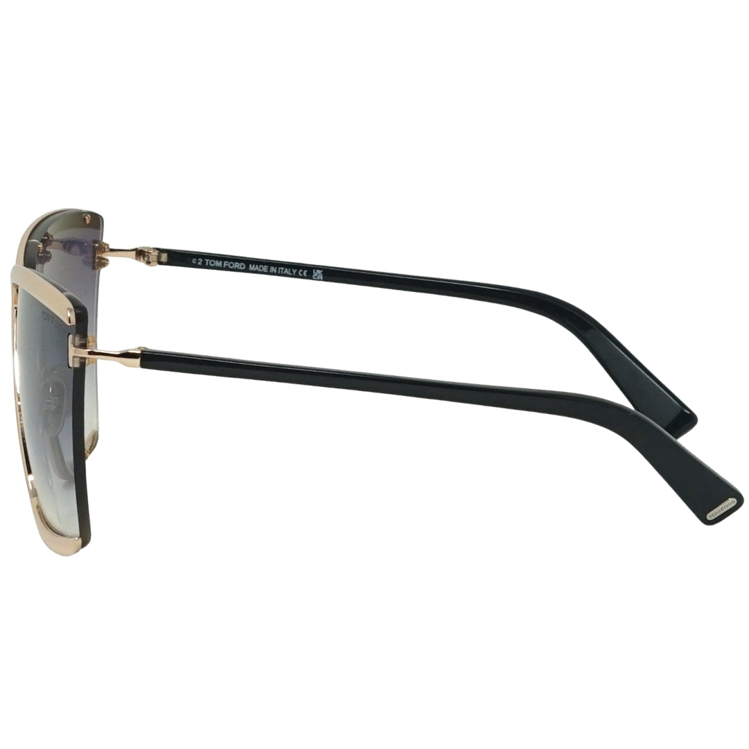 Tom Ford Elle Ft0936 28B Shiny Rose Gold Sunglasses