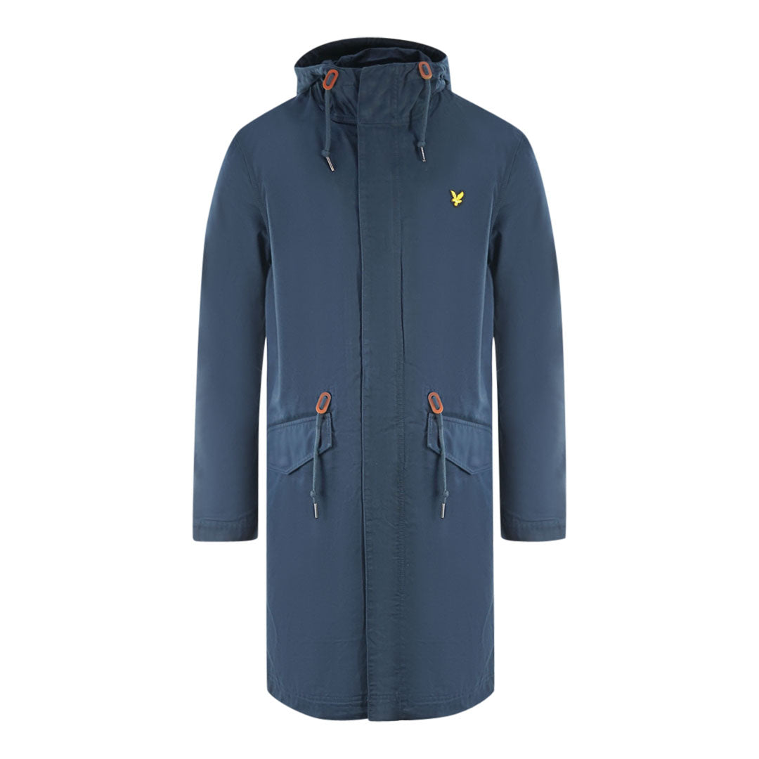 Fishtail Parka Dark Blue Parka Mens Lyle Scott Fishtail Parka Navy