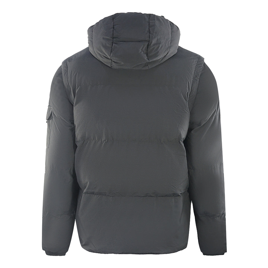Lyle & Scott 2 in 1 Ripstop Black Puffer Jacket