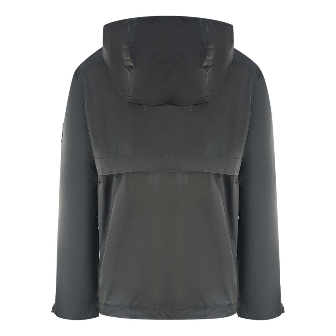 Lyle & Scott Dual Zip Hooded Black Jacket