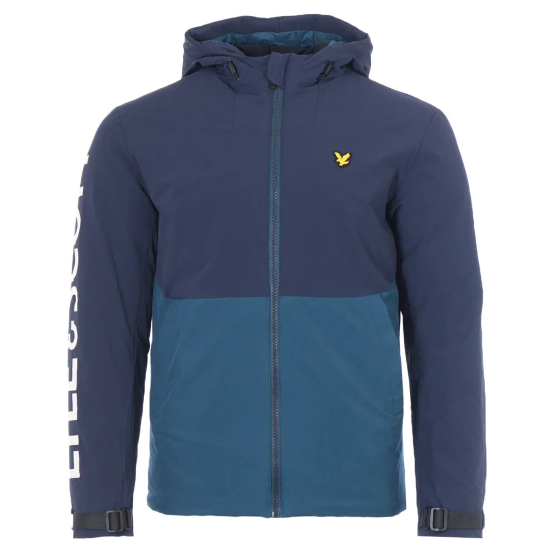 Lyle & Scott Logo Insulated Navy Jacket