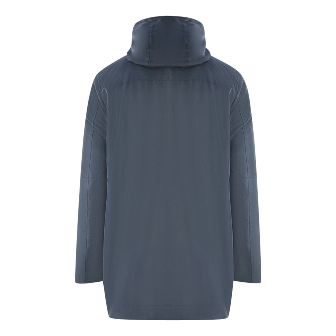Lyle & Scott Hooded Parka Navy Blue Jacket