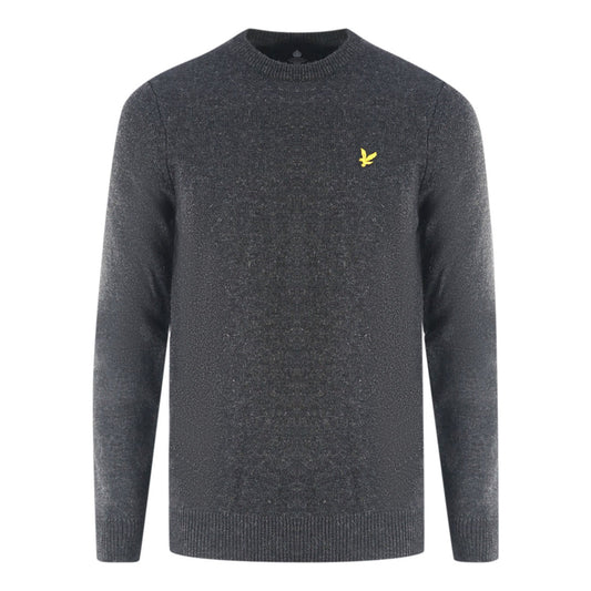 Lyle & Scott lambswool Knitted Dark Grey Sweater