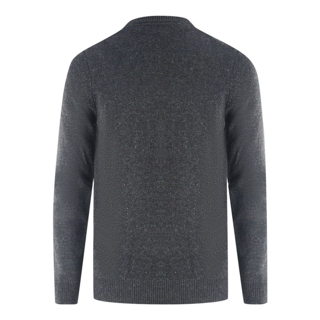 Lyle & Scott lambswool Knitted Dark Grey Sweater