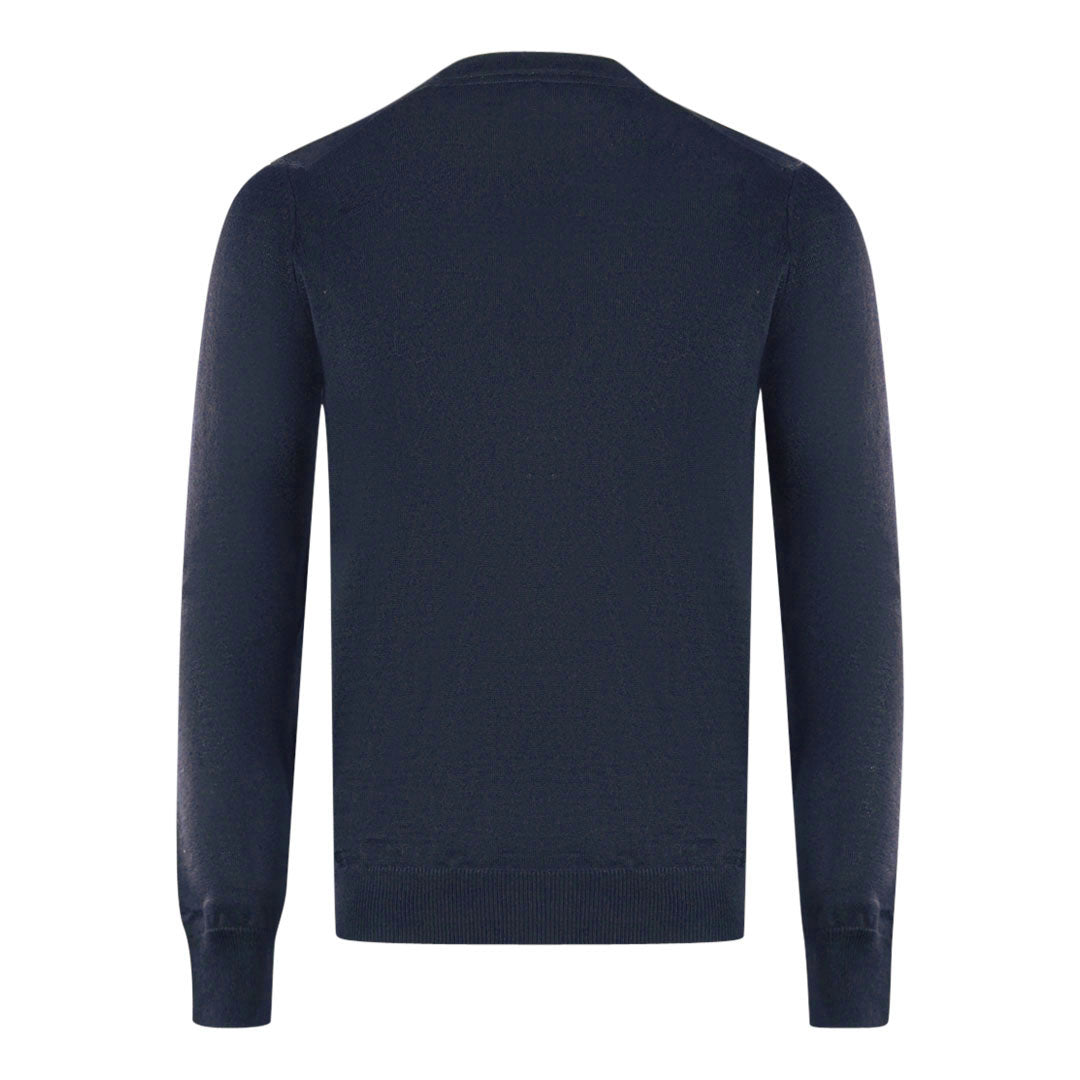 Lyle & Scott Navy Blue Golf V-Neck Sweater