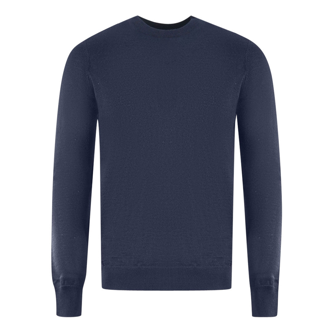 Lyle & Scott Navy Blue Golf Crew Neck Sweater