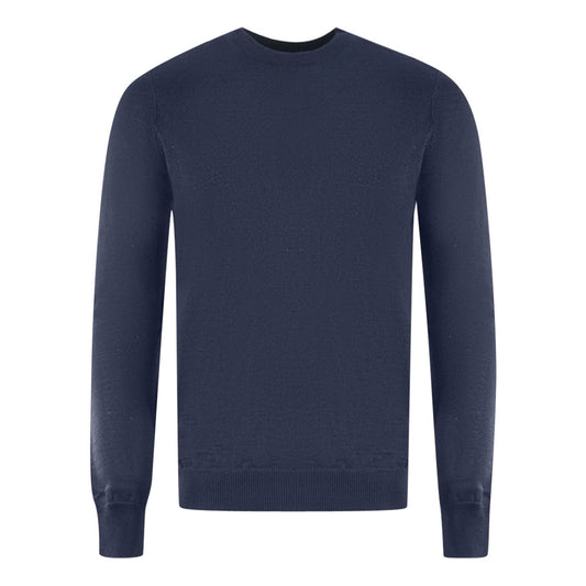 Lyle & Scott Navy Blue Golf Crew Neck Sweater