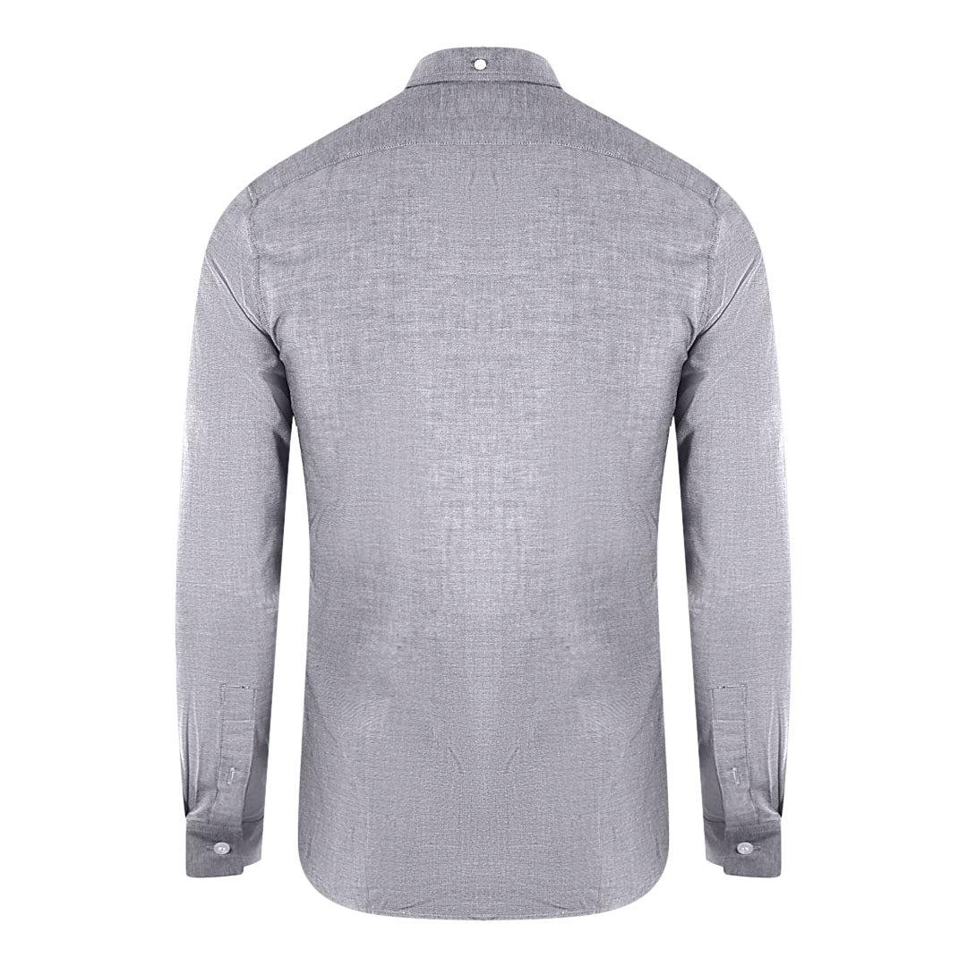 Lyle & Scott Blue Long Sleeved Slim Fit Chambray Shirt