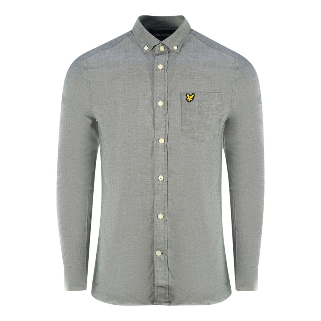 Lyle & Scott Slim Fit Long Sleeved Oxford Shirt