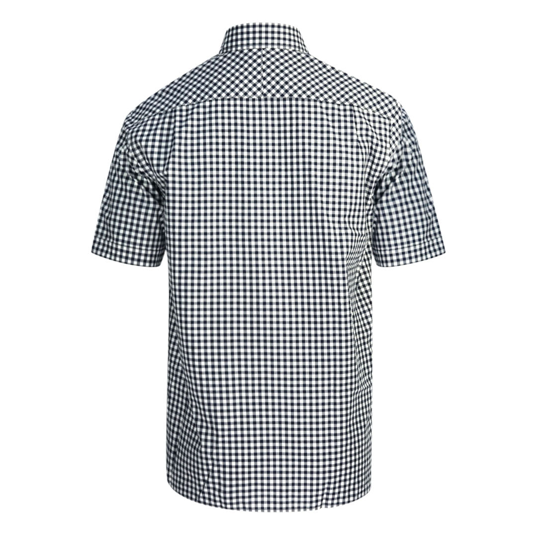 Fred Perry M9604 266 Gingham Blue Casual Shirt