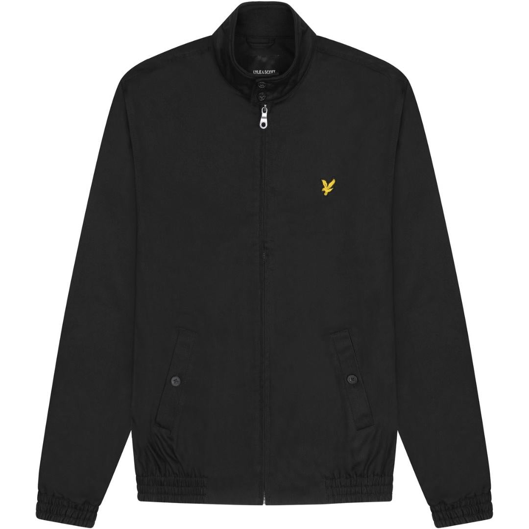 Lyle & Scott Branded Black Short Zip-Up Jacket