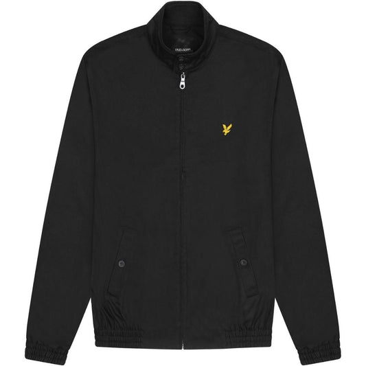Lyle & Scott Branded Black Short Zip-Up Jacket