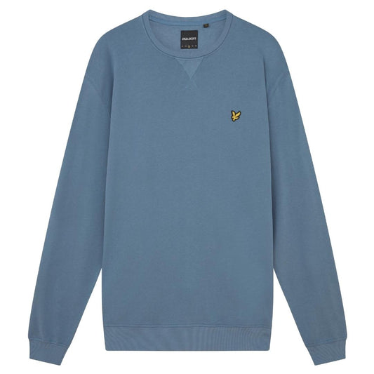 Lyle & Scott Branded Slate Blue Pull-over Jumper