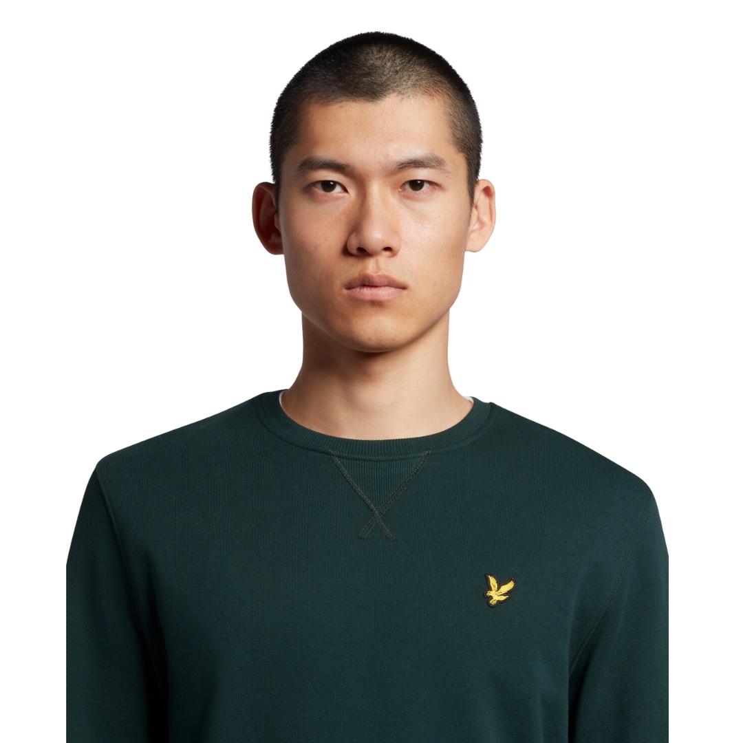Lyle & Scott Branded Dark Green Pull-over Jumper