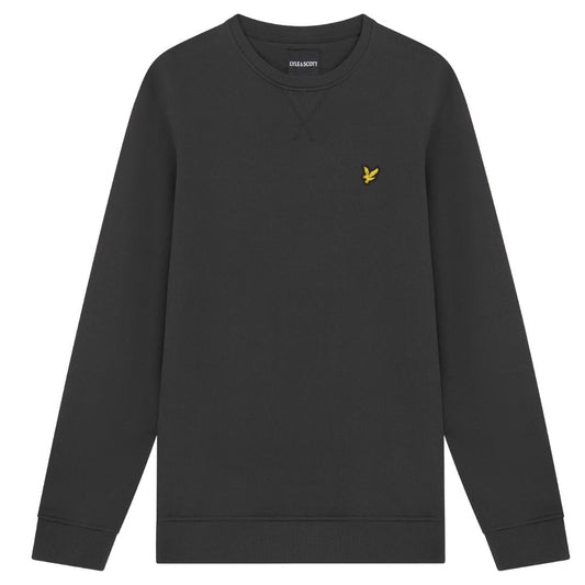 Lyle & Scott Branded Gunmetal Pull Over Jumper