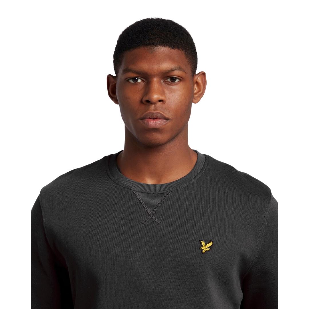Lyle & Scott Branded Gunmetal Pull Over Jumper