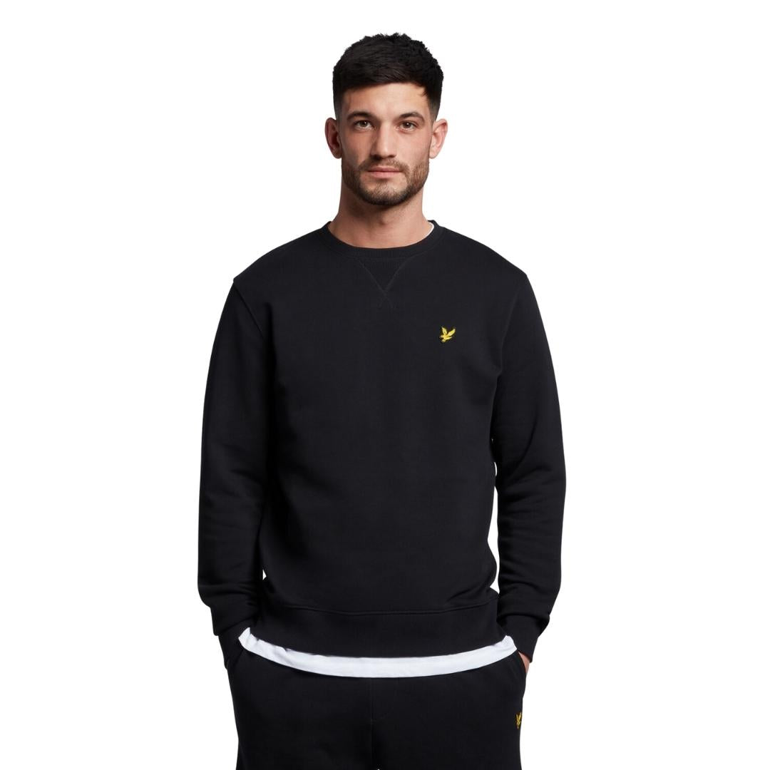 Lyle & Scott Branded Black Pull-over Jumper