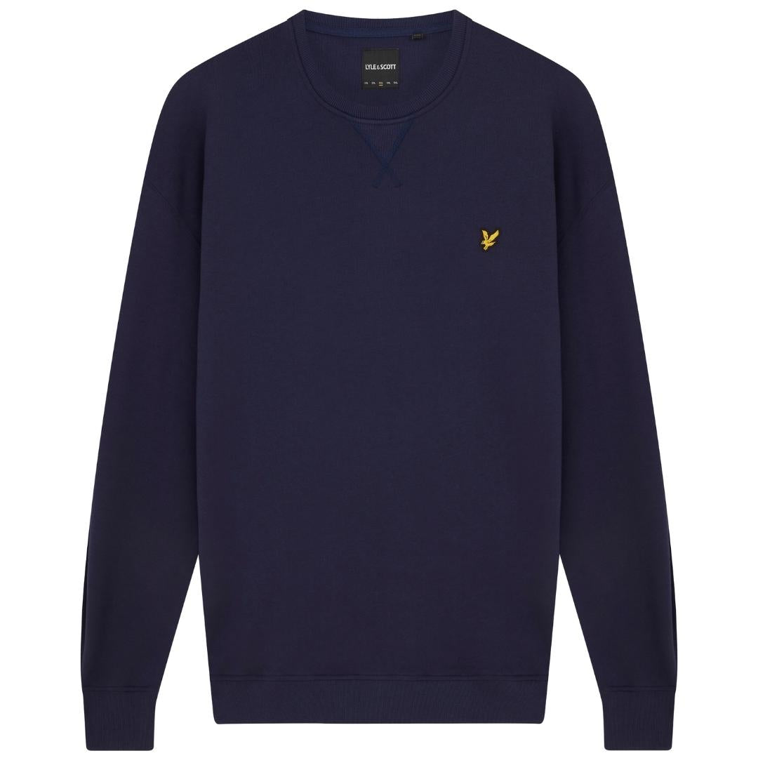 Lyle & Scott Branded Navy Blue Pull-over Jumper