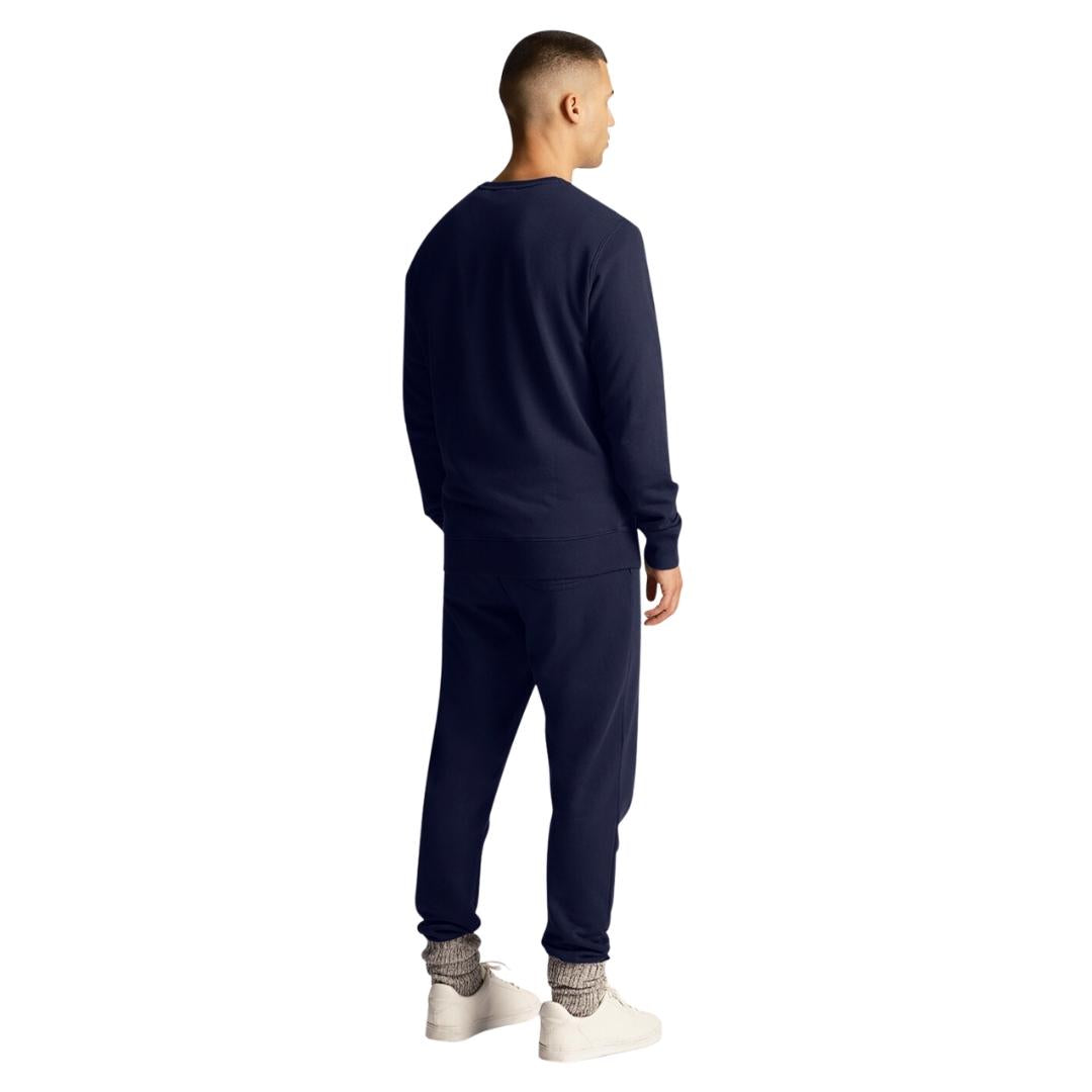 Lyle & Scott Branded Navy Blue Pull-over Jumper