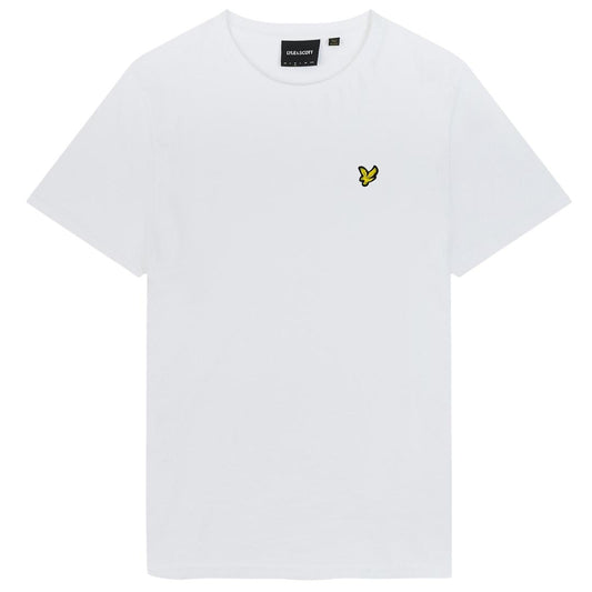 Lyle & Scott Branded Chest Logo White T-Shirt