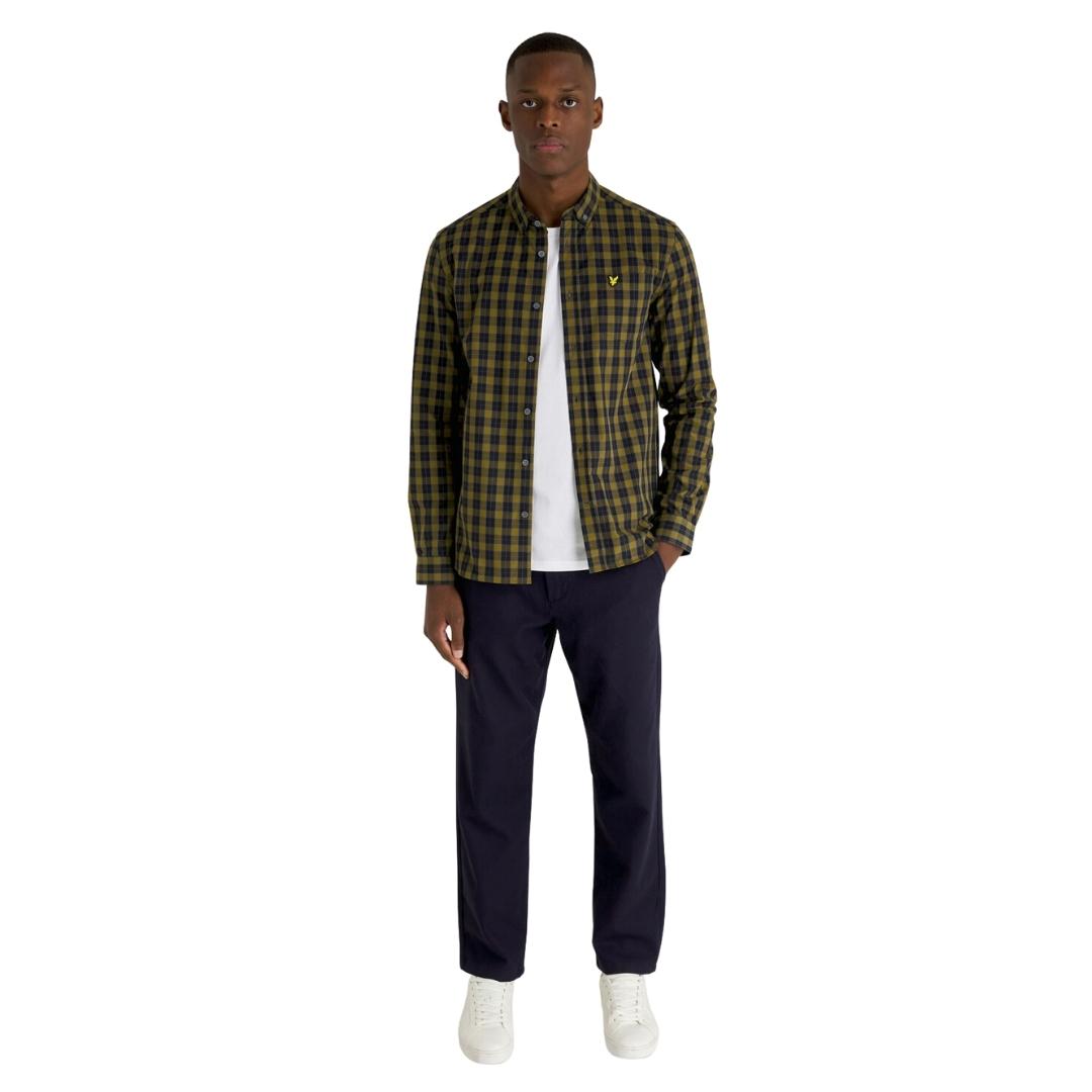 Lyle & Scott Branded Chest Logo White T-Shirt